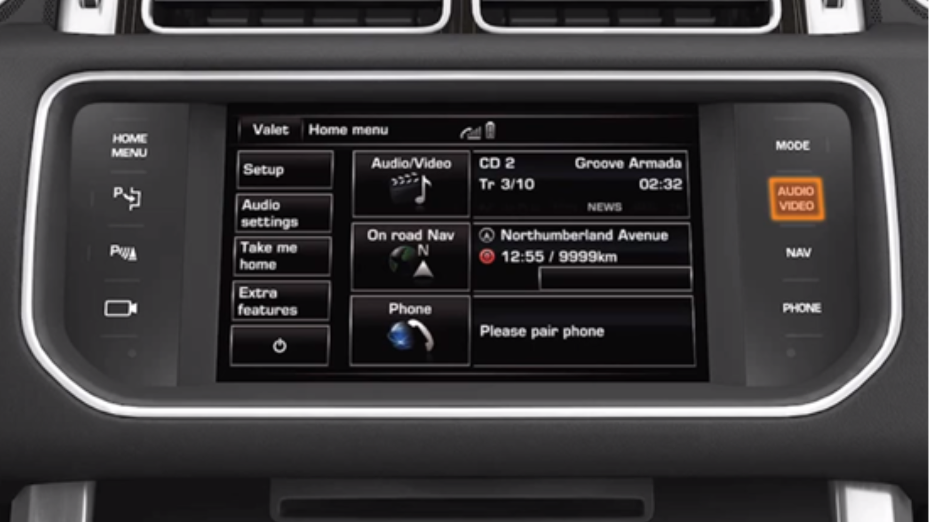 Range Rover Sport Bluetooth Audio Streaming