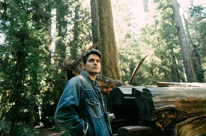 John Mayer visiting Jedediah Smith Redwoods State Park.