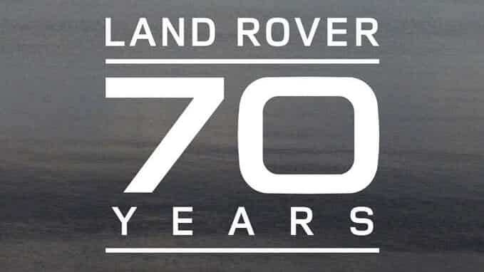 land rover 70 years